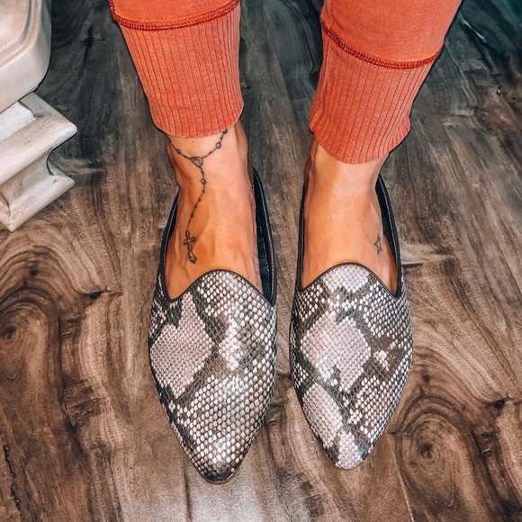 Universal Thread Shoes - Universal Thread Faux Leather Snake Printed Mules